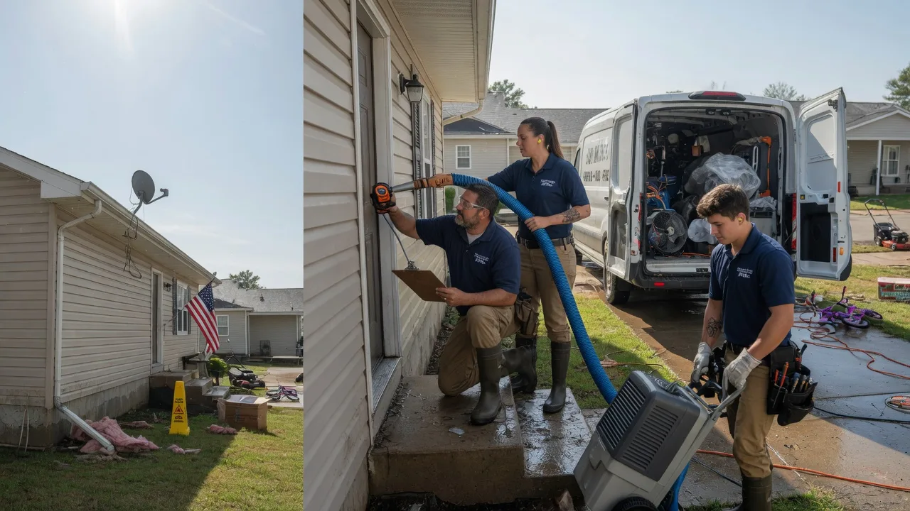 Ceiling Water Damage Restoration in Avilla, MO near me